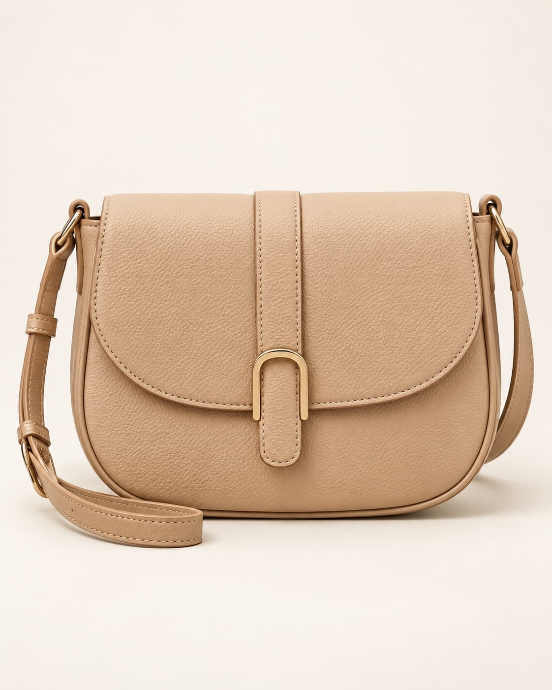 Beige crossbody bag in the sample online store